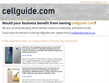Tablet Screenshot of cellguide.com